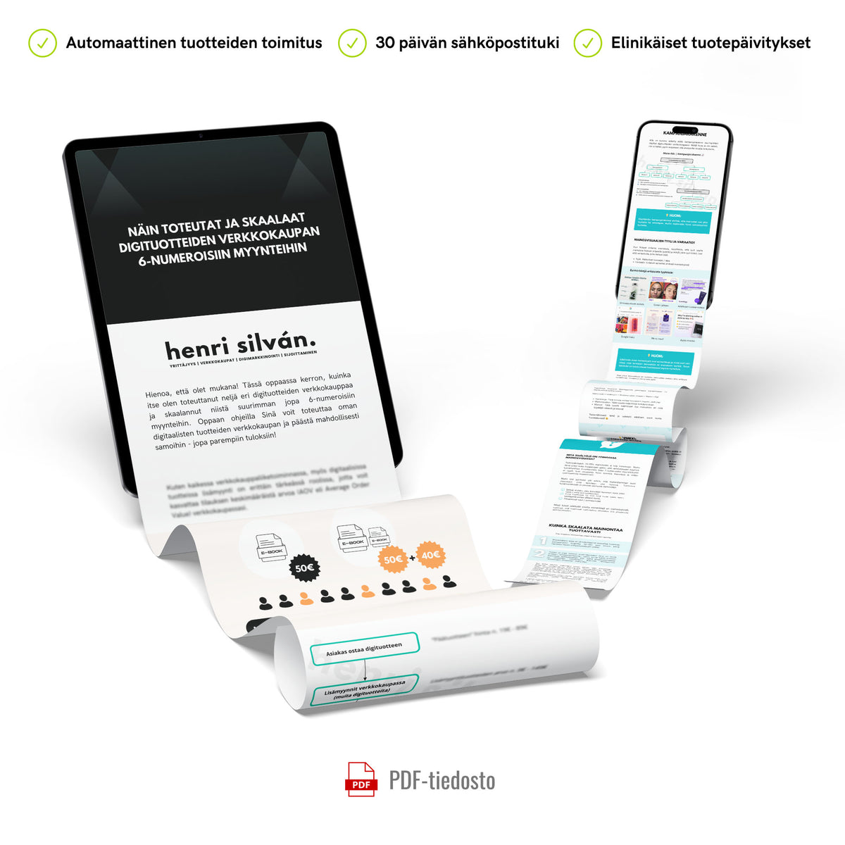 Verkkokauppa digitaalisilla tuotteilla -opas | Nollasta 6-numeroisiin myynteihin digituotteilla